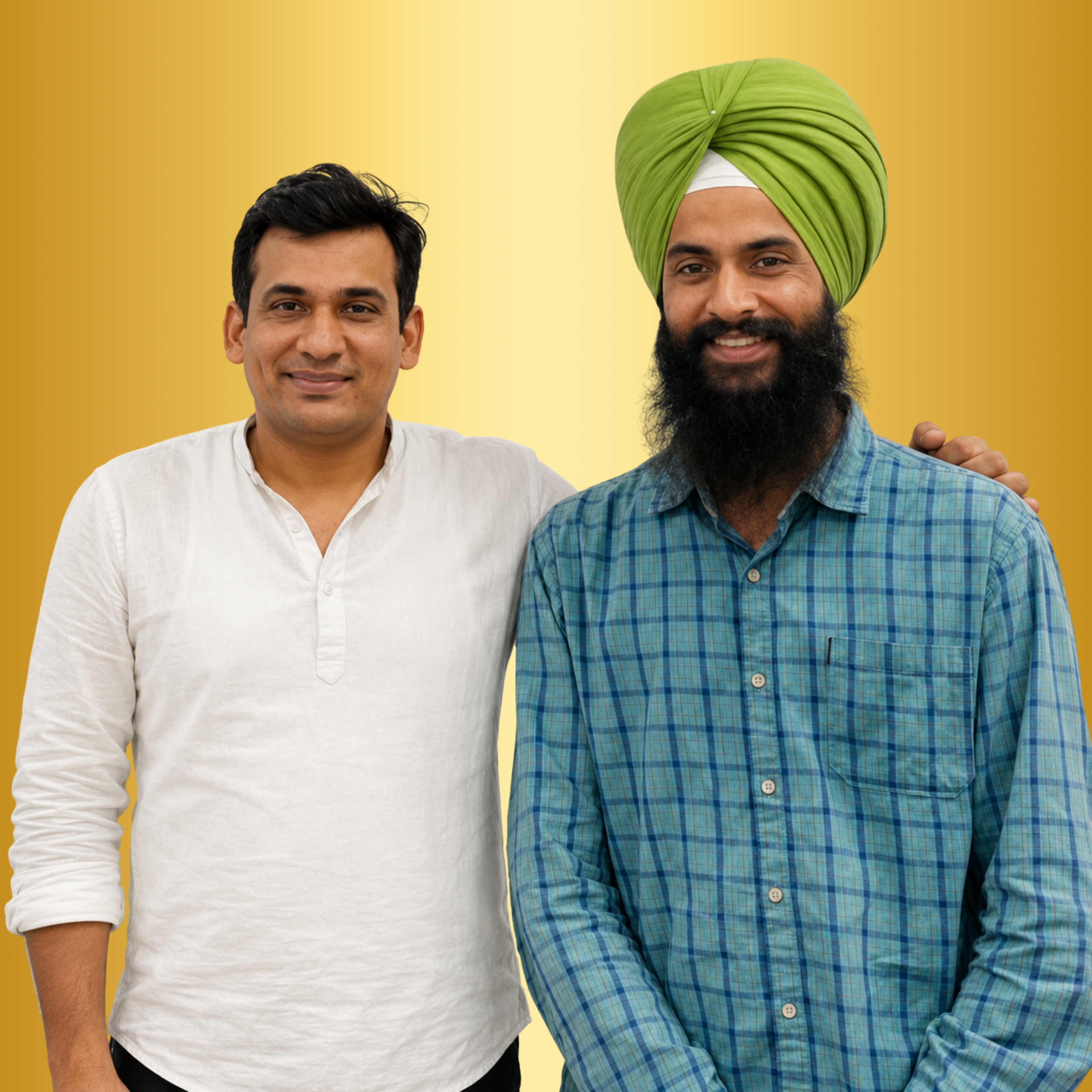 Charanpreet Singh with Chetan Sir